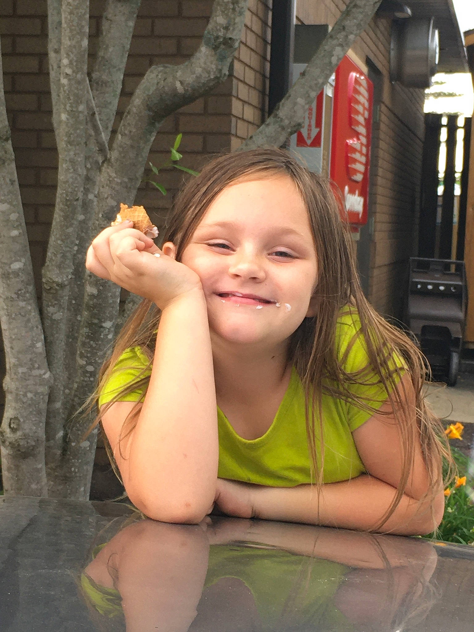 Nancy Sue is registered to the contest to win money with this photo: beauty, chin, facial_expression, finger, flash_photography, fun, gesture, grass, happy, joy, leisure, lip, mouth, organ, person, plant, skin, smile, standing, summer