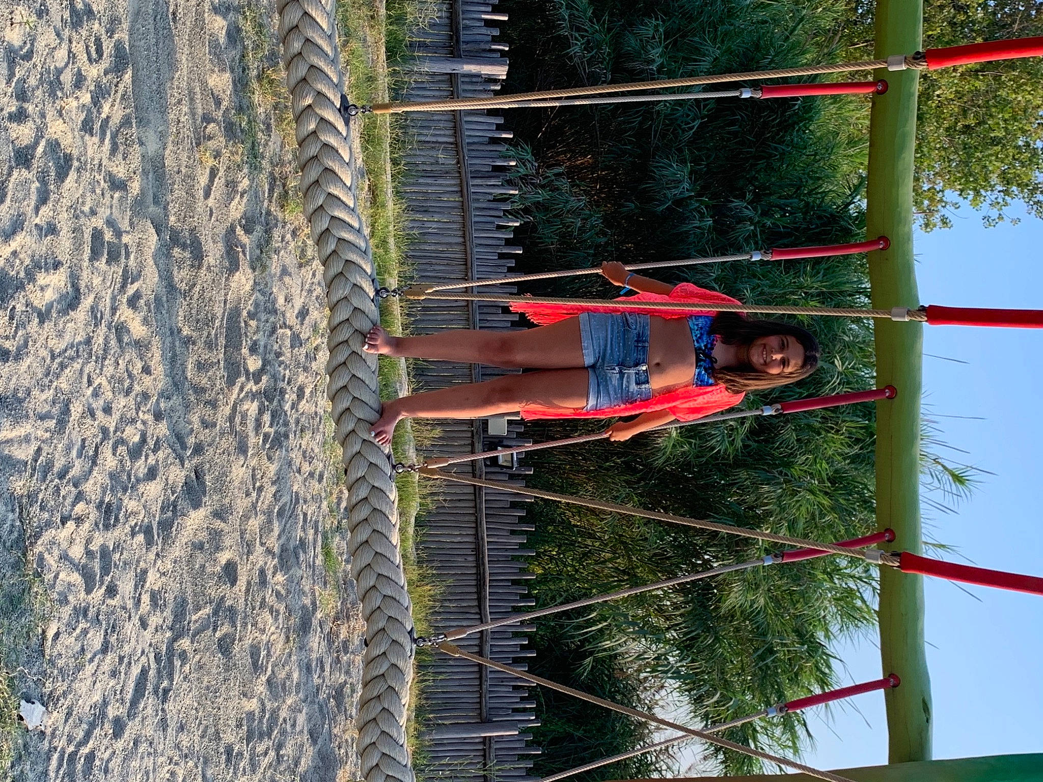 Rose participe au concours pour gagner de l'argent avec cette photo : electrical_supply, electricity, facade, fun, joy, leisure, mesh, overhead_power_line, person, plant, pole, public_utility, reflection, sky, tree, window, wire, wood, woody_plant