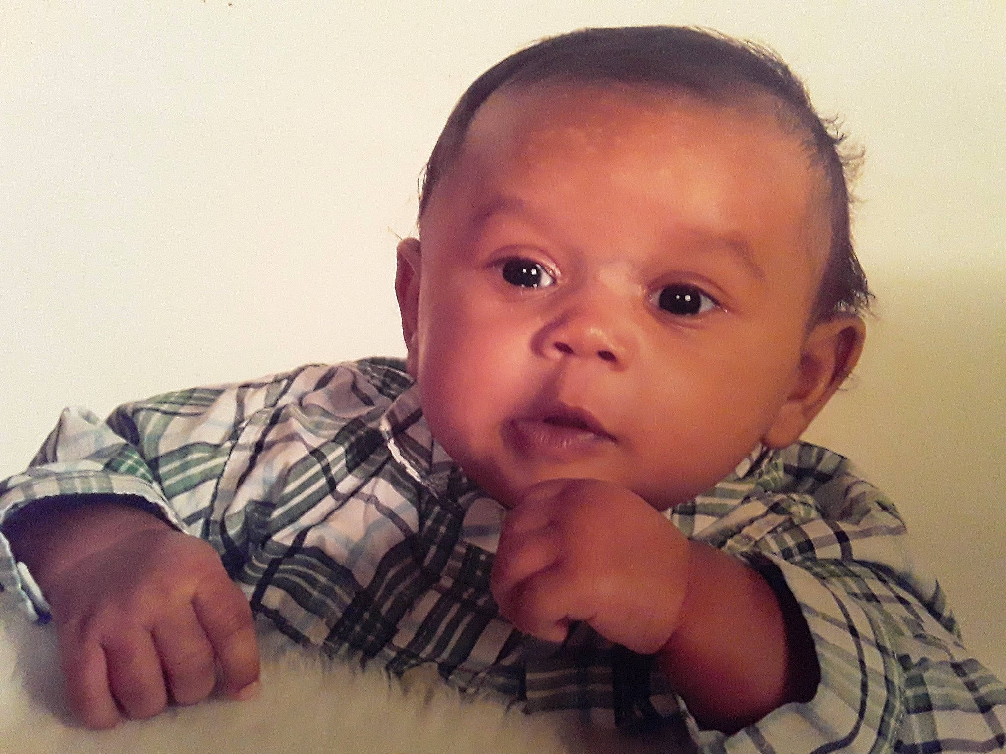 Malik joined the competition — help win amazing prizes! arm, baby, cheek, child, chin, eye, eyebrow, face, finger, forehead, hand, head, human, lip, mouth, muscle, nose, organ, person, skin