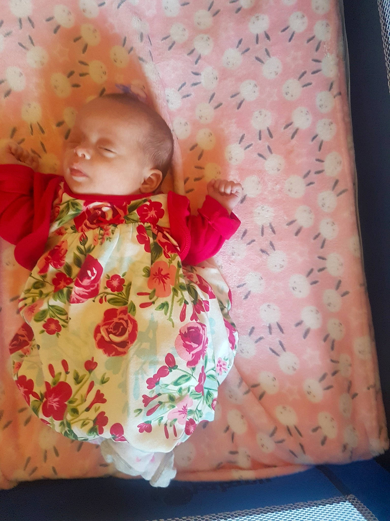 Selene joined the competition — help win amazing prizes! child, flower, girl, infant, linens, material, pattern, peach, person, petal, pink, product, skin, textile, toddler