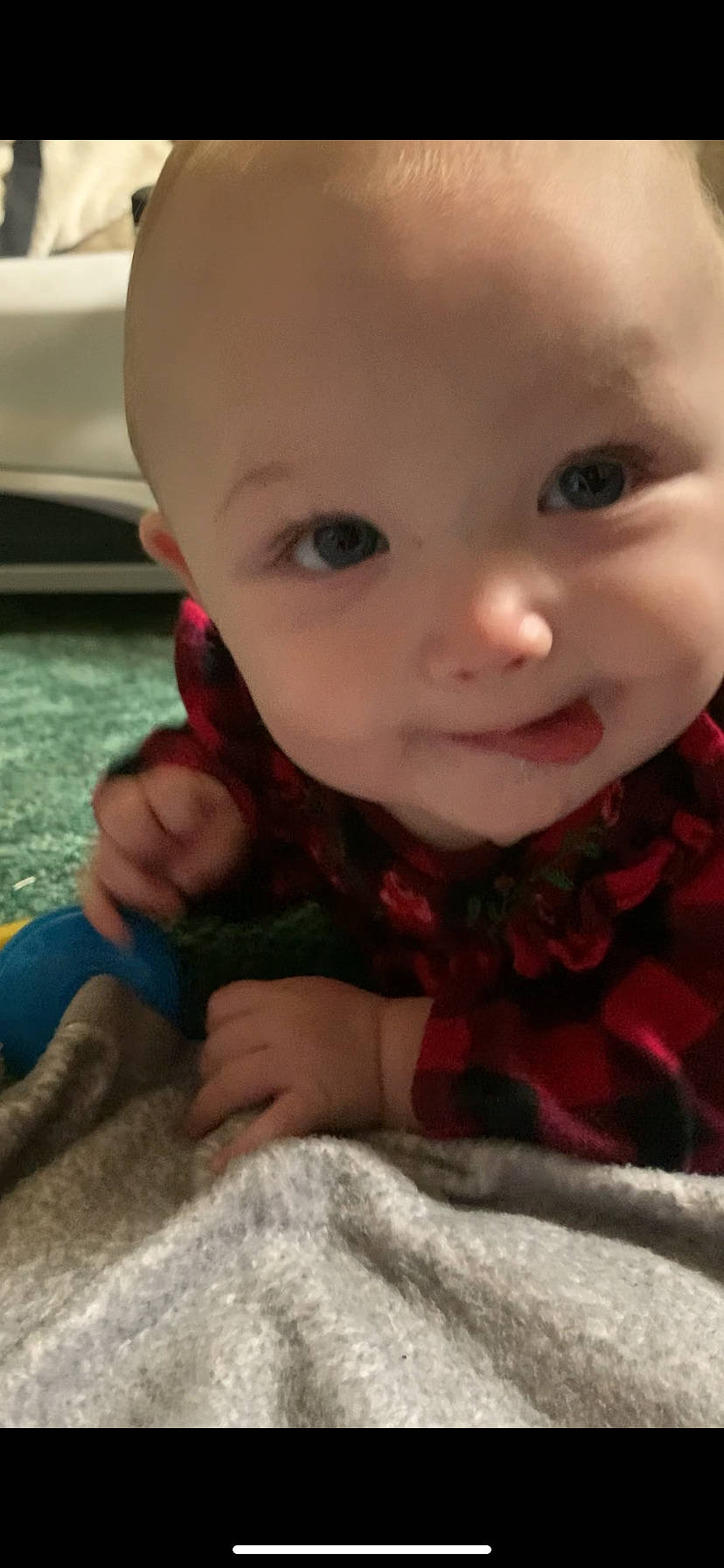 Indigo is registered to the contest to win money with this photo: baby, baby_toddler_clothing, beauty, cheek, chin, eyebrow, eyelash, facial_expression, finger, flooring, fun, happy, human_body, iris, lip, mouth, nose, person, skin, sleeve