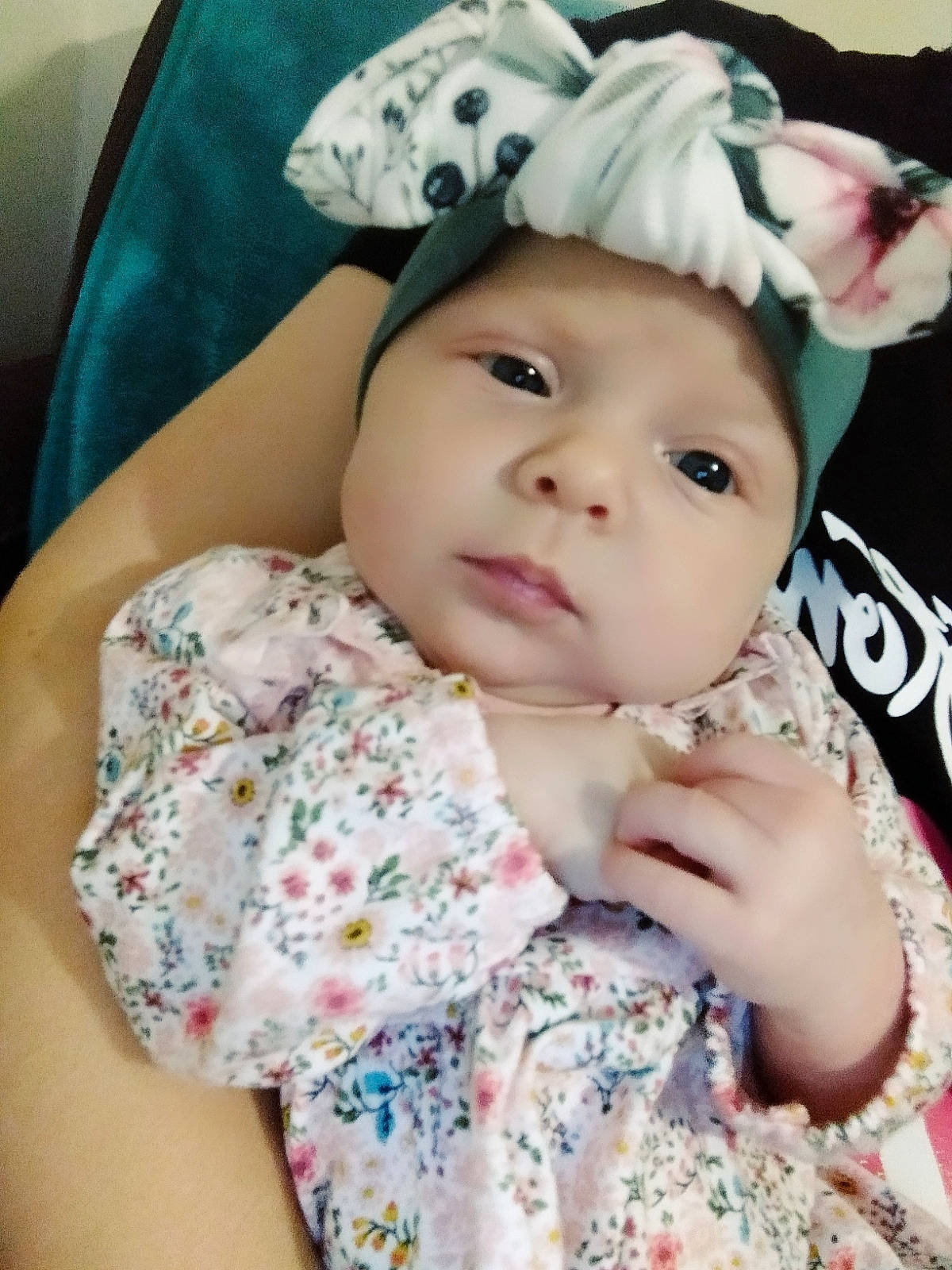 Bianca joined the competition — help win amazing prizes! baby, baby_toddler_clothing, cap, cheek, child, chin, comfort, eye, eyelash, face, happy, headgear, headpiece, headwear, iris, lip, pattern, person, skin, sleeve