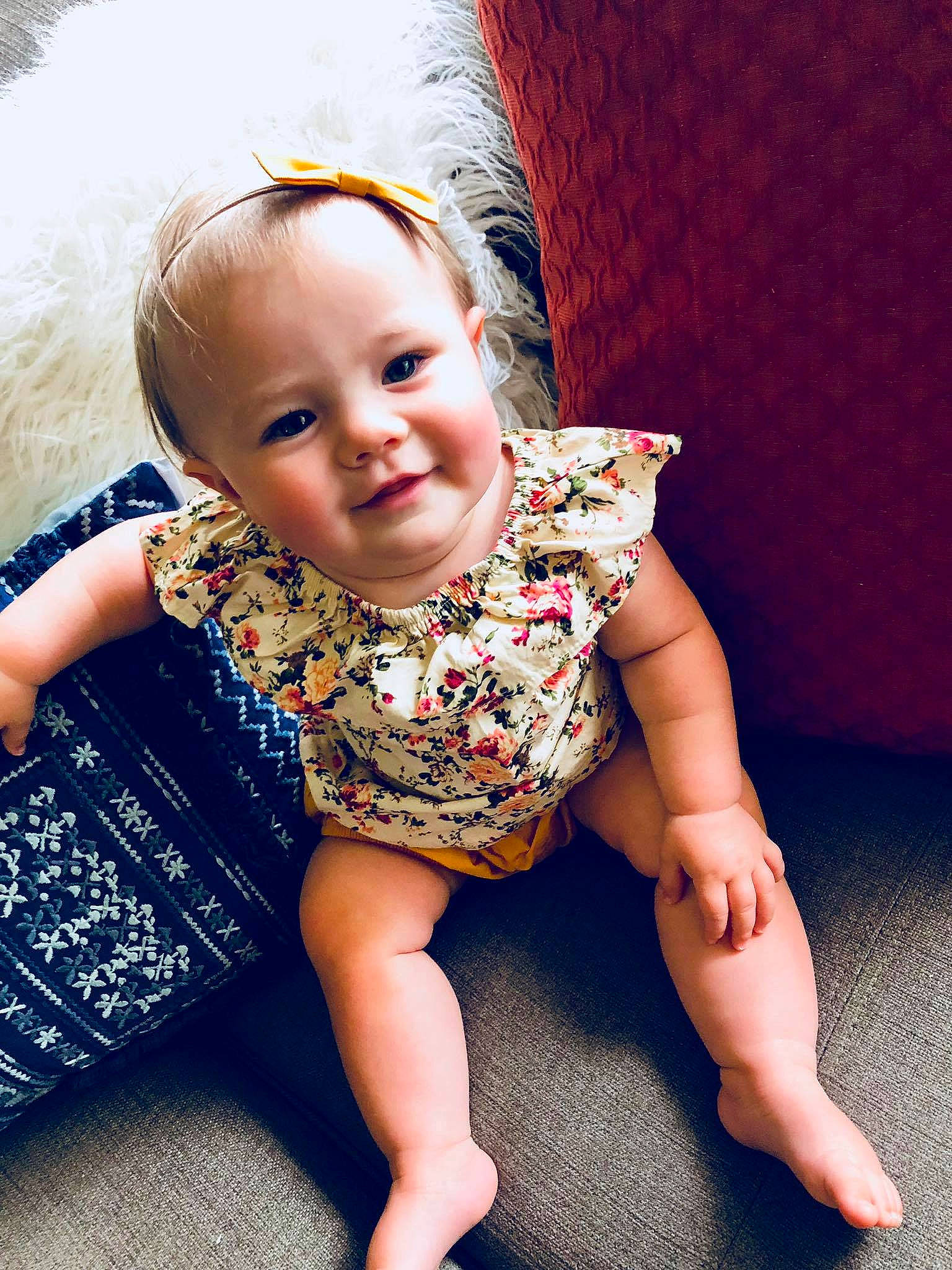 Anderson joined the competition — help win amazing prizes! child, child_model, eye, fun, girl, happiness, infant, leg, person, sitting, skin, smile, toddler