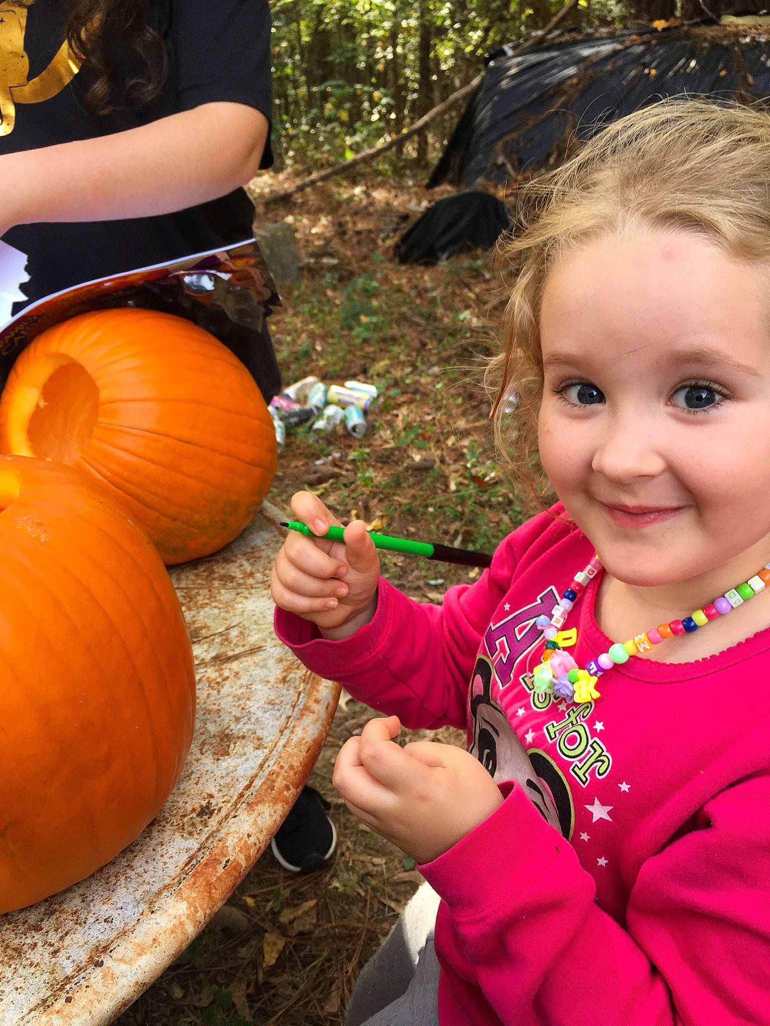 Harlie joined the competition — help win amazing prizes! botany, calabaza, child, clothing, cucurbita, fun, gourd, grass, happy, joy, leaf, natural_foods, people_in_nature, person, plant, pumpkin, smile, squash, toddler, vegetable