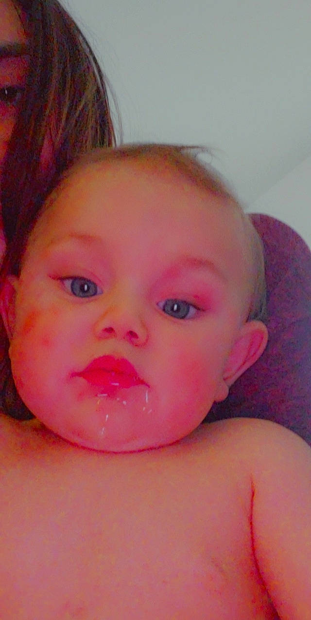 Waelynn joined the competition — help win amazing prizes! arm, baby, bathing, cheek, chest, ear, eyelash, forehead, happy, human_body, iris, jaw, lip, mammal, mouth, neck, nose, person, pink, skin