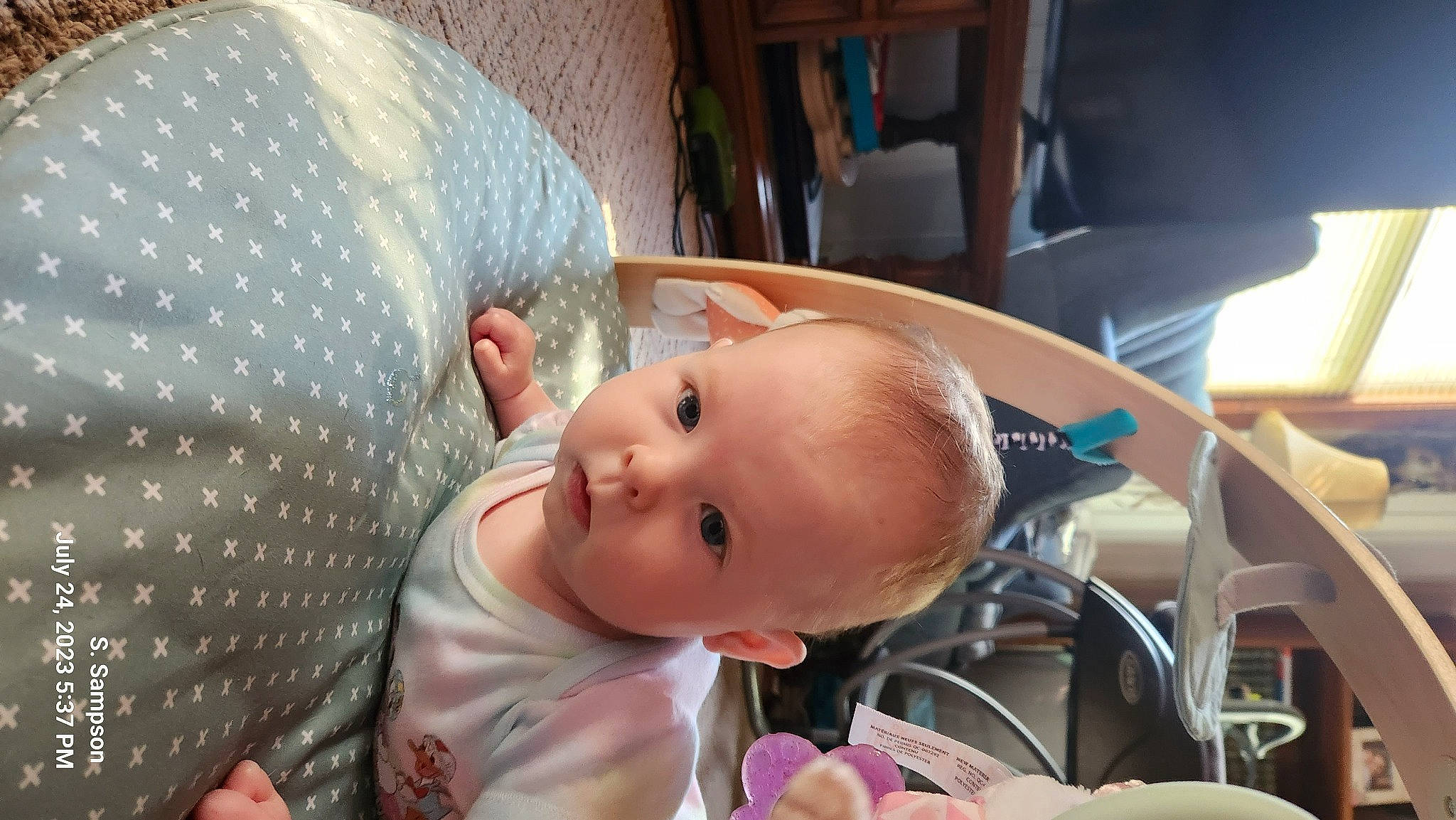 Hannah joined the competition — help win amazing prizes! baby, baby_carriage, baby_products, baby_toddler_clothing, car_seat, chair, cheek, child, comfort, ear, event, fun, happy, person, sitting, smile, toddler