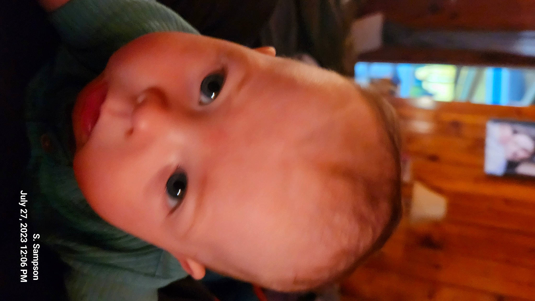 Hannah joined the competition — help win amazing prizes! baby, baby_toddler_clothing, cheek, child, ear, eyelash, facial_expression, flash_photography, fun, happy, hardwood, iris, lip, mouth, nose, person, skin, smile, toddler, varnish