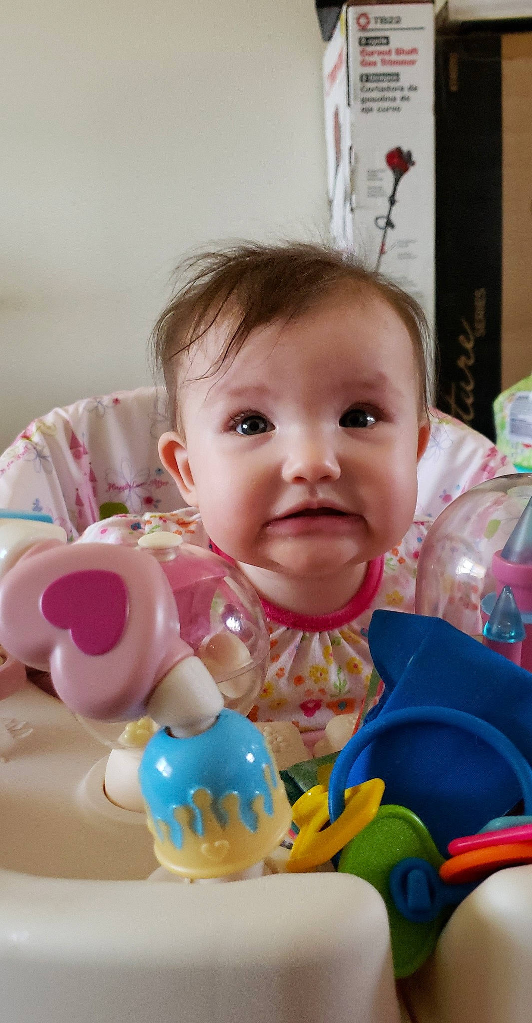 Aleia is registered to the contest to win money with this photo: baby, baby_bottle, baby_playing_with_toys, baby_products, bottle, child, drinkware, person, play, product, skin, smile, toddler