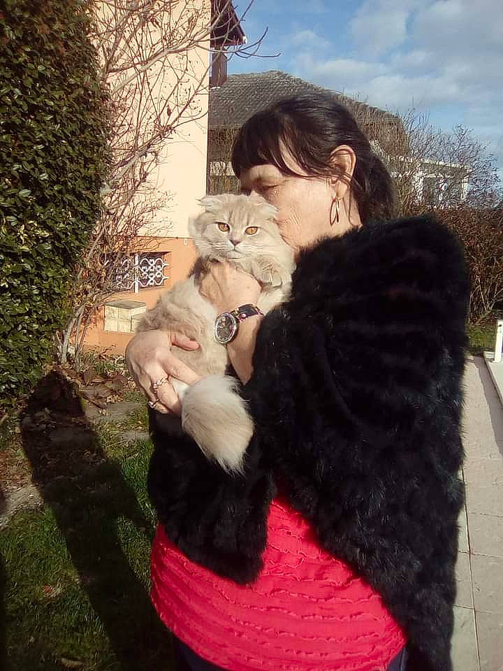 Vanilla a rejoint le concours — aidez-le/la à gagner de superbes lots ! abdomen, companion_dog, eyewear, fashion_accessory, fawn, fun, fur, fur_clothing, gesture, grass, happy, hug, leisure, plant, shoulder, sky, toy, trunk, winter, wool