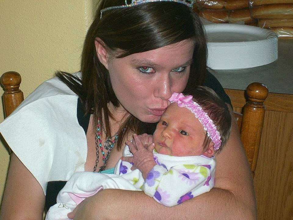 Halle joined the competition — help win amazing prizes! baby, birth, child, daughter, fashion_accessory, finger, hair_accessory, headband, headpiece, headwear, mother, mouth, neck, person, thumb, toddler