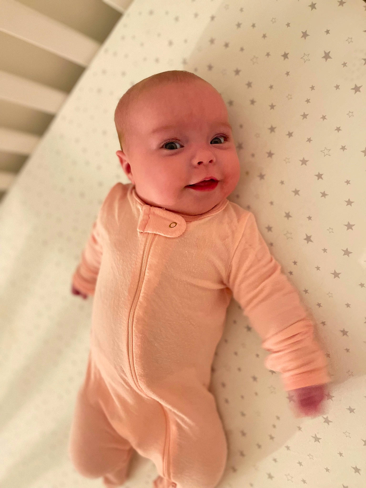 Parish joined the competition — help win amazing prizes! arm, baby, baby_products, baby_toddler_clothing, cheek, collar, eye, eyebrow, face, flooring, happy, head, iris, lip, nose, person, pink, sleeve, smile, thumb