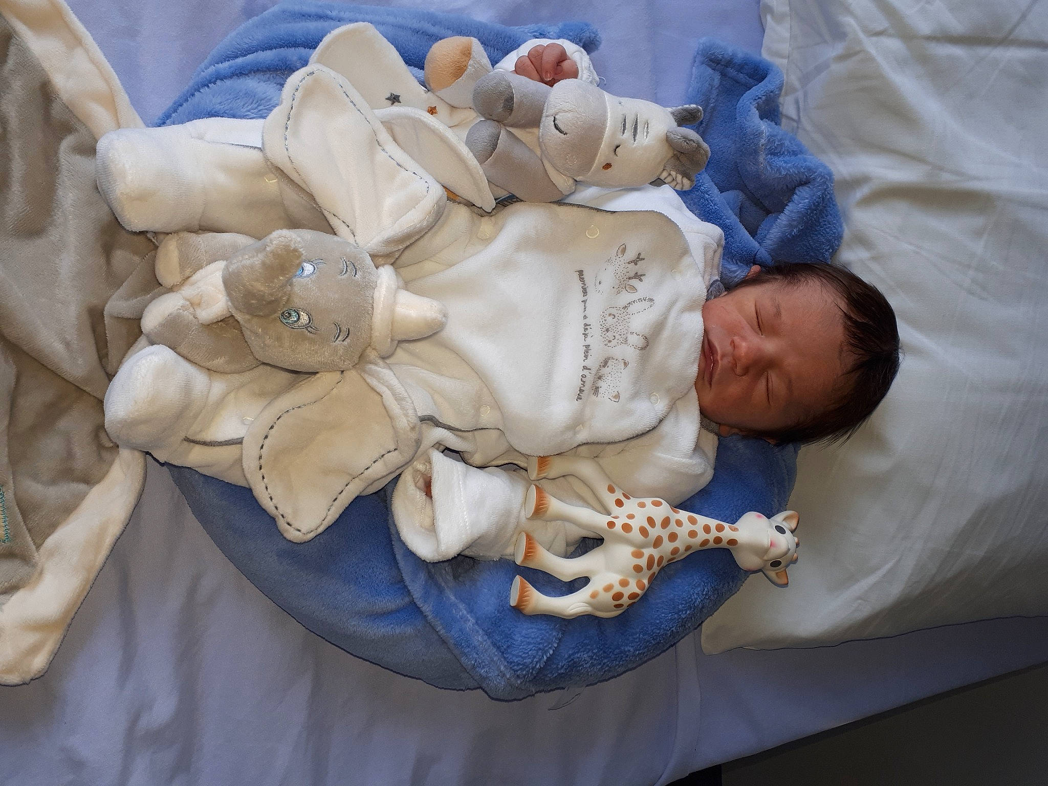 Owenn a rejoint le concours — aidez-le/la à gagner de superbes lots ! abdomen, baby, baby_products, baby_sleeping, child, comfort, event, fashion_accessory, gesture, hat, jewellery, linens, nap, pattern, person, sitting, sleep, toddler