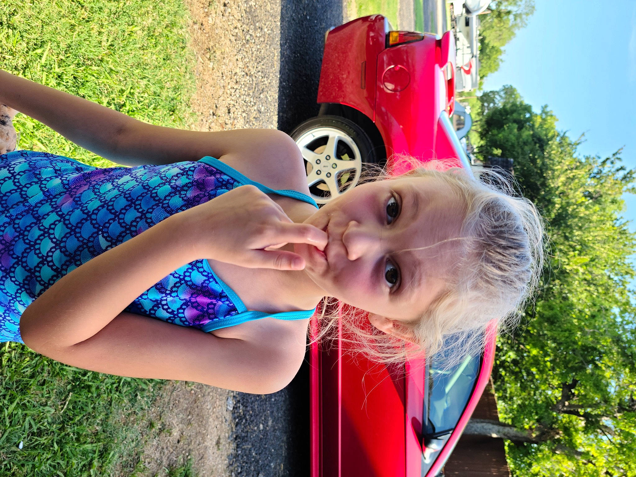 Braylee joined the competition — help win amazing prizes! alloy_wheel, auto_part, automotive_lighting, automotive_tail_brake_light, automotive_tire, baby_toddler_clothing, bumper, city_car, classic_car, day_dress, fender, headlamp, hubcap, people_in_nature, person, rim, summer, synthetic_rubber, tire_care, toddler