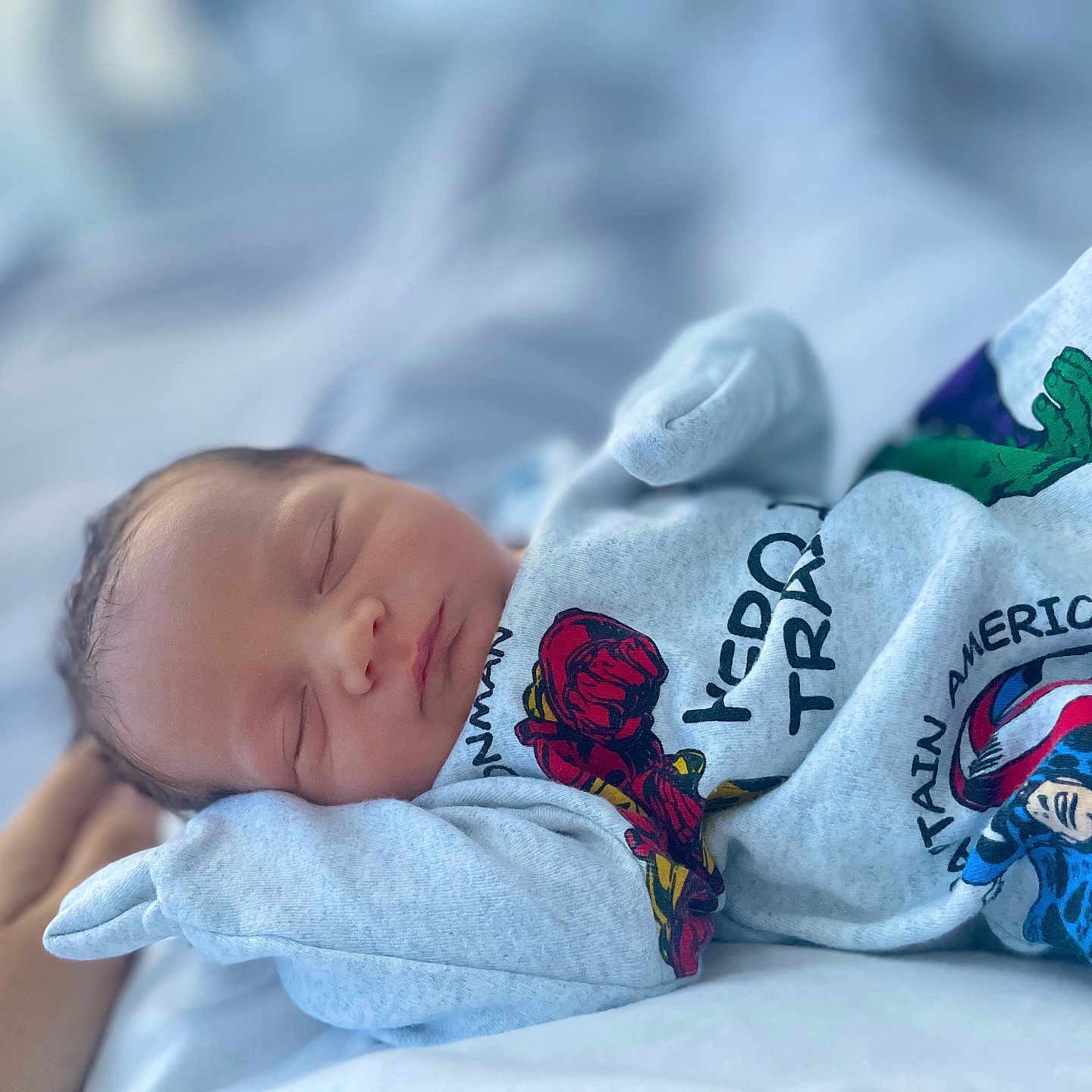 Kaleb joined the competition — help win amazing prizes! architecture, baby, bed, blanket, building, clothing, face, furniture, glove, happy, head, hospital, newborn, person, photography, portrait, quilt, sleeping, smile, towel