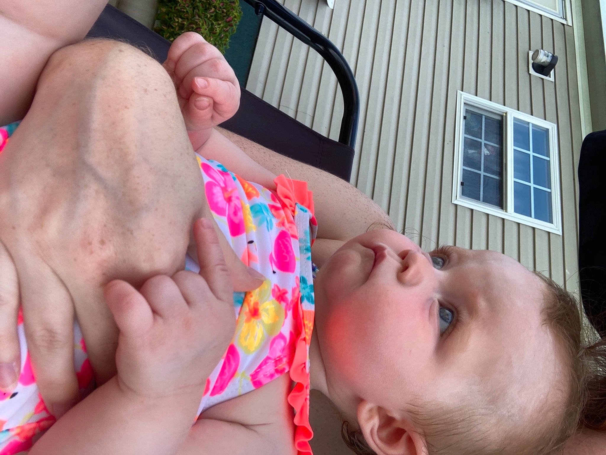 Lyra joined the competition — help win amazing prizes! baby, child, eyelash, finger, fun, gesture, grass, happy, human_leg, leisure, mouth, muscle, nail, person, pink, skin, summer, thumb, toddler, window