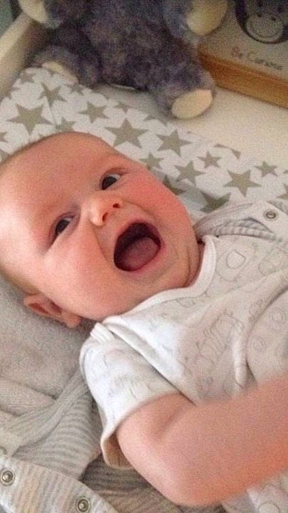 Sebastian Hobson joined the competition — help win amazing prizes! anger, bedtime, child, eye, face, facial_expression, hand, head, human_action, infant, nose, organ, person, skin, sleep, toddler