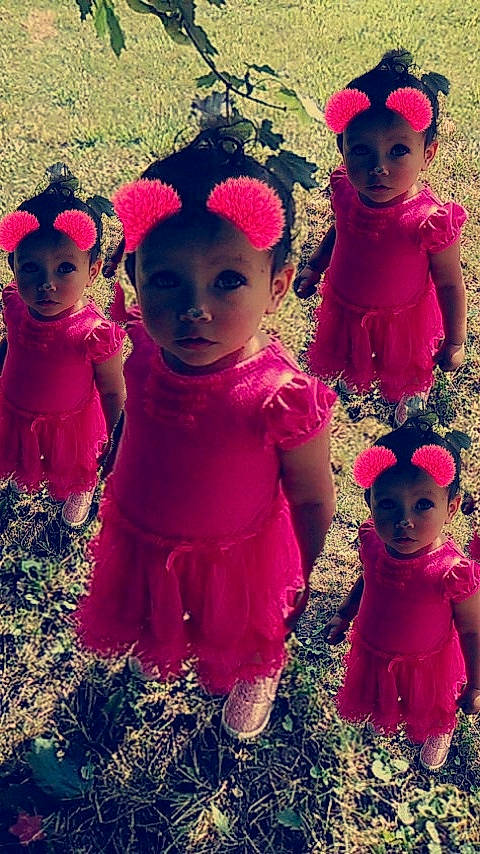 Kamiya is registered to the contest to win money with this photo: child, costume, fashion_accessory, flower, fun, happy, headgear, magenta, person, pink, plant, play, sibling, smile, toddler