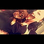 Bella joined the competition — help win amazing prizes! dog, chihuahua, pet, person, selfie, black_hair, eyeliner, arm, cute, small_dog, indoor, portrait, face, furry, brown, closeup, casual, holding, animal, companion