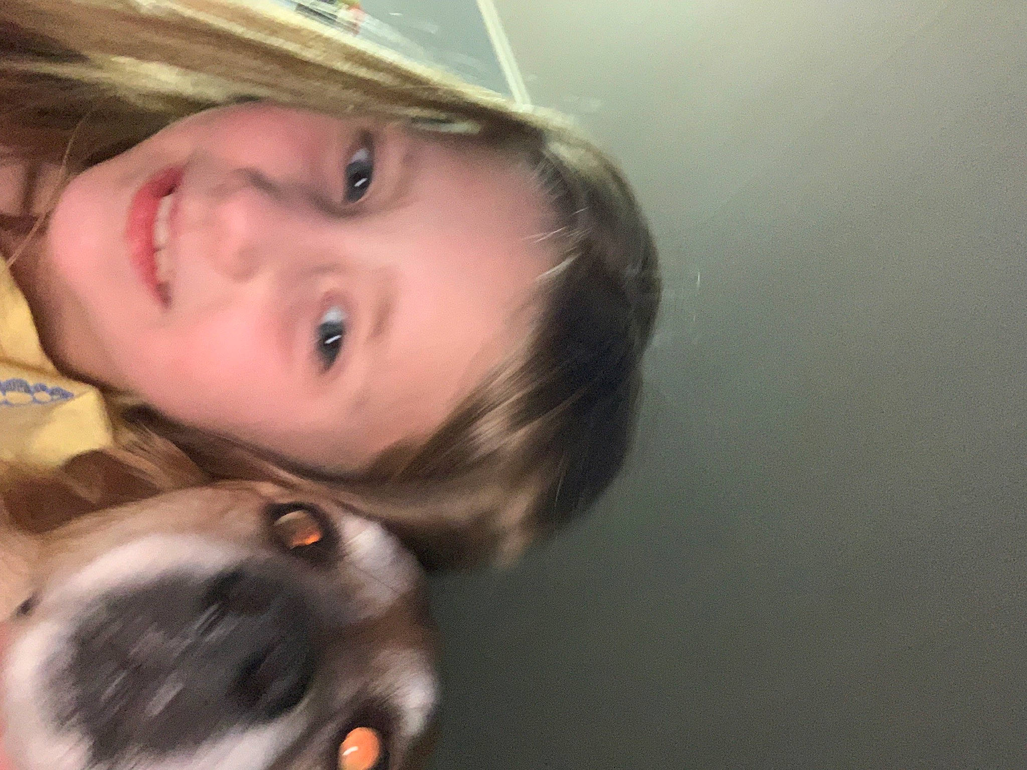 Peyton is registered to the contest to win money with this photo: bangs, black_hair, carnivore, cheek, chin, companion_dog, eye, eyebrow, eyelash, face, flash_photography, forehead, head, iris, jaw, joy, lip, mouth, nose, person