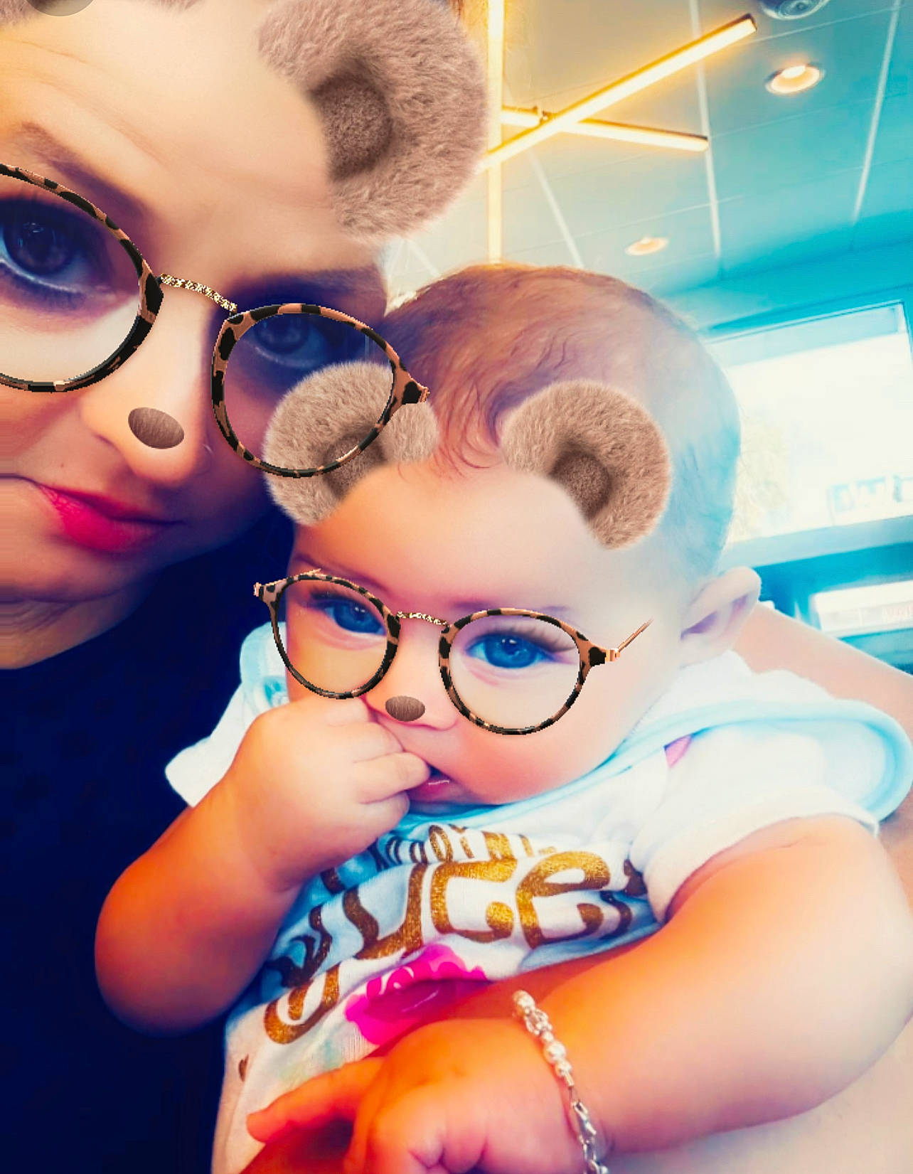 Icelyn joined the competition — help win amazing prizes! child, cool, electric_blue, eyelash, eyewear, finger, fun, gesture, glasses, happy, hat, leisure, lip, mouth, nose, organ, person, personal_protective_equipment, skin, toddler