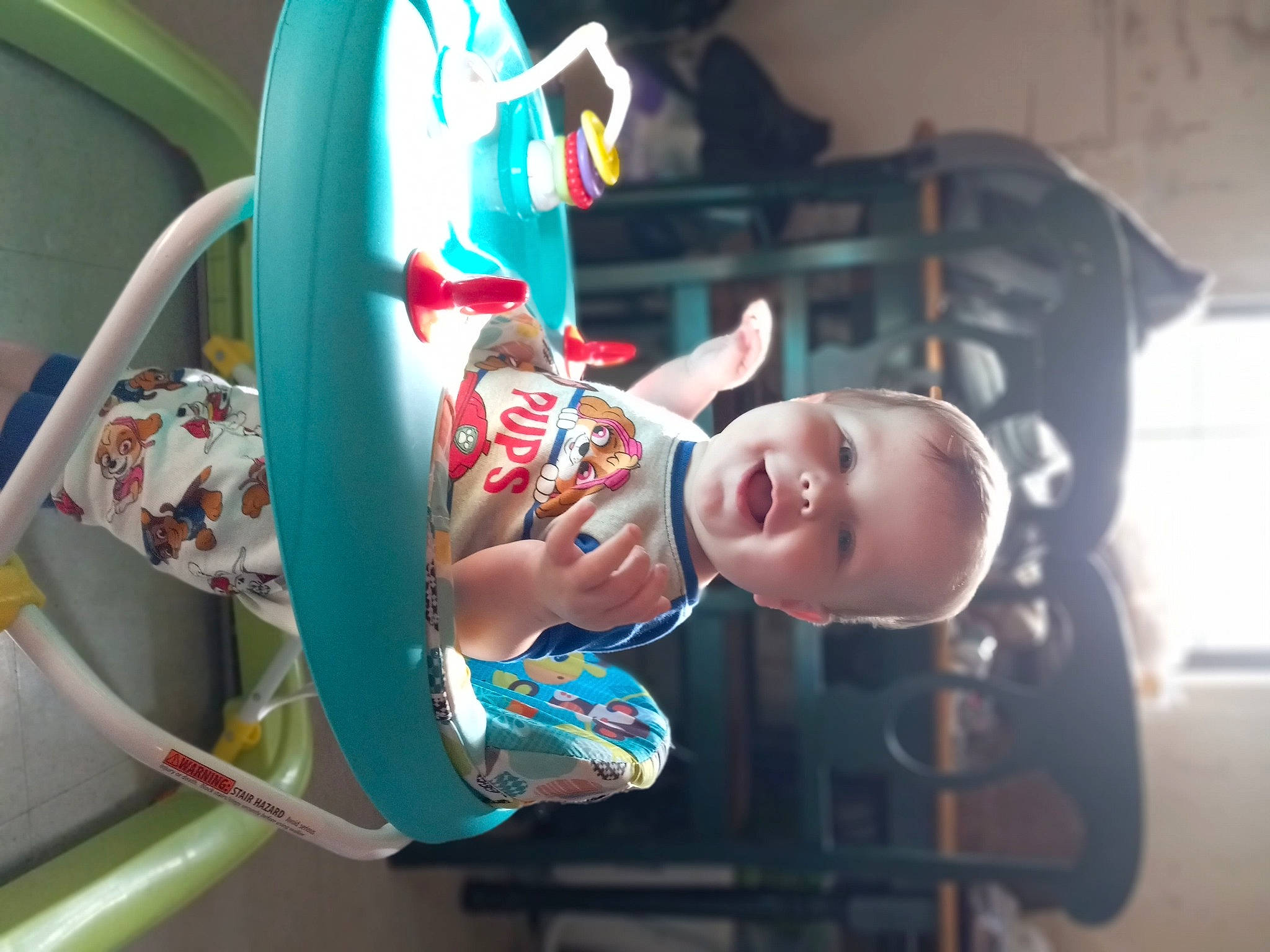 Conner is registered to the contest to win money with this photo: amusement_ride, baby, baby_products, baby_toys, child, fun, happy, hat, laugh, leisure, person, play, recreation, room, smile, toddler, toy, vacation