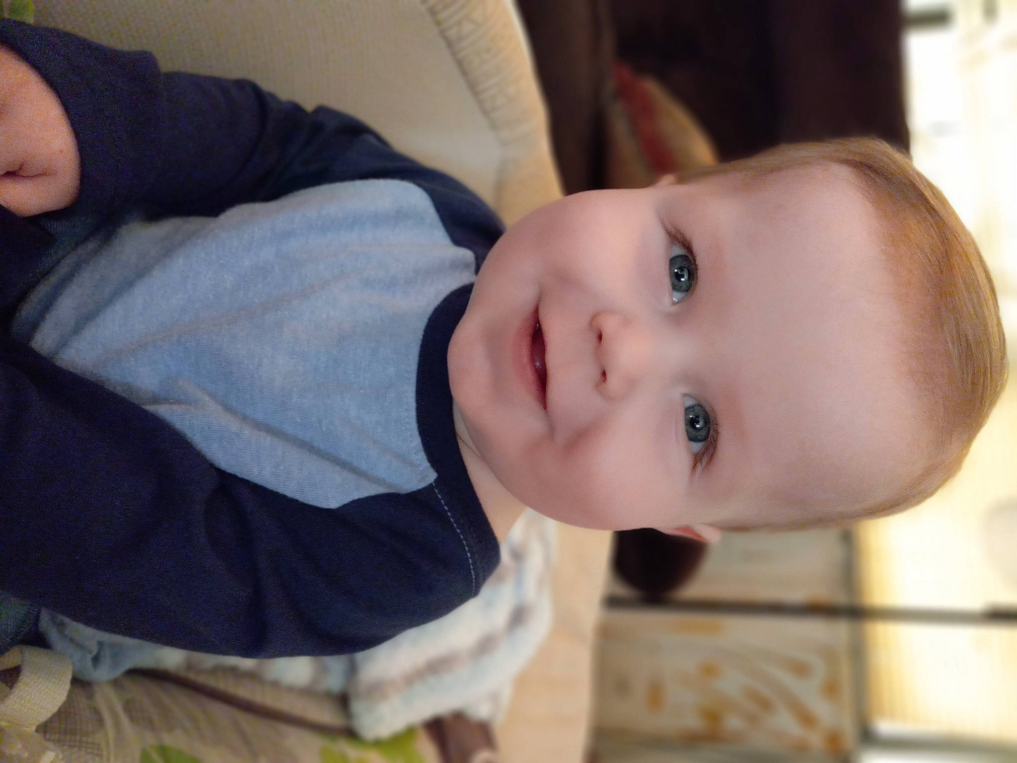 Conner joined the competition — help win amazing prizes! cheek, chin, comfort, dress, eyebrow, eyelash, facial_expression, happy, iris, joy, lip, mouth, nose, people, person, plant, skin, sleeve, smile, toddler