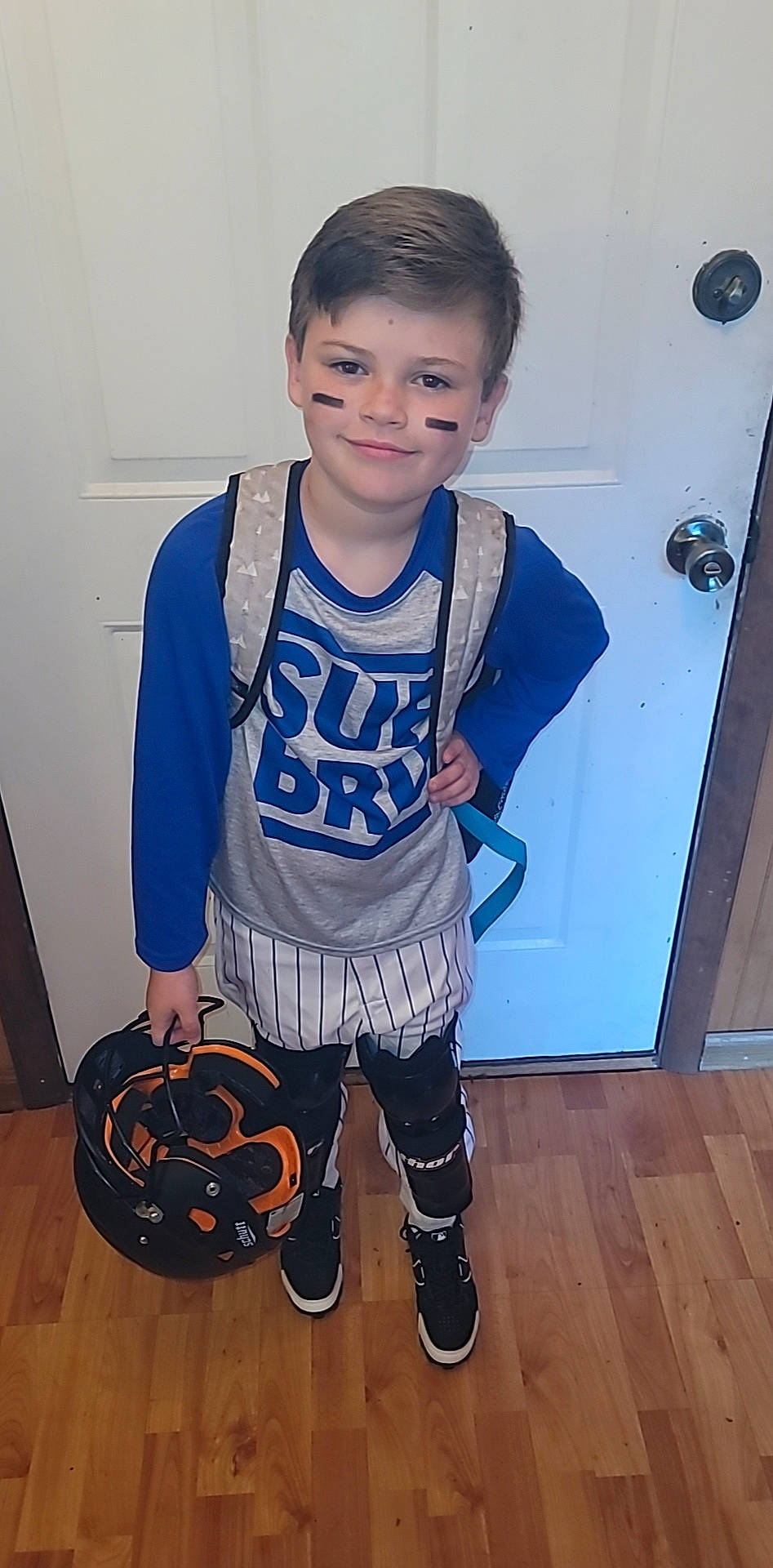 Mathew is registered to the contest to win money with this photo: electric_blue, floor, flooring, happy, joint, joy, knee, person, shoe, shorts, shoulder, sleeve, smile, sneakers, sports_gear, sportswear, standing, t_shirt, thigh, trunk