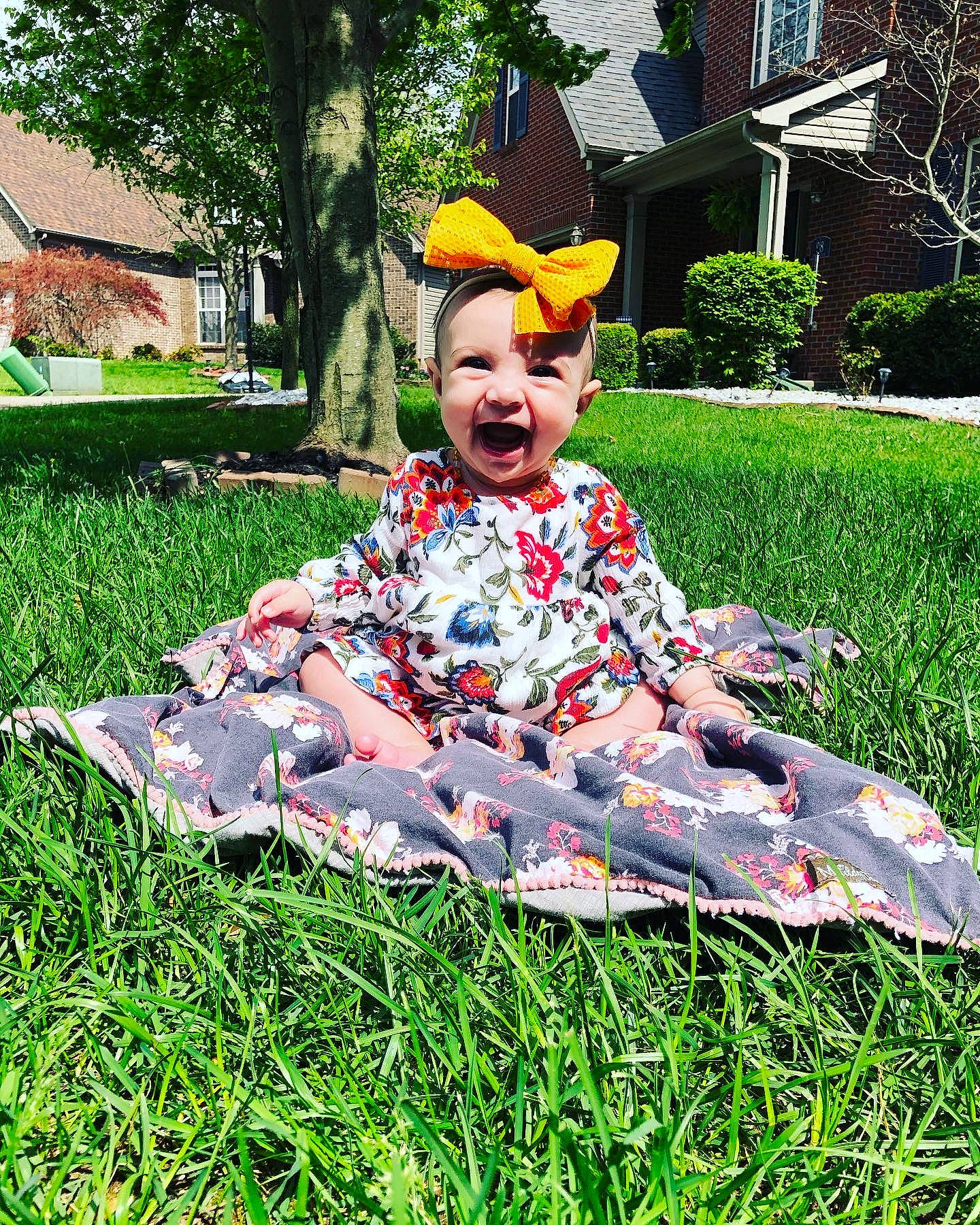 Blakelynn is registered to the contest to win money with this photo: costume, grass, lawn, leaf, person, plant