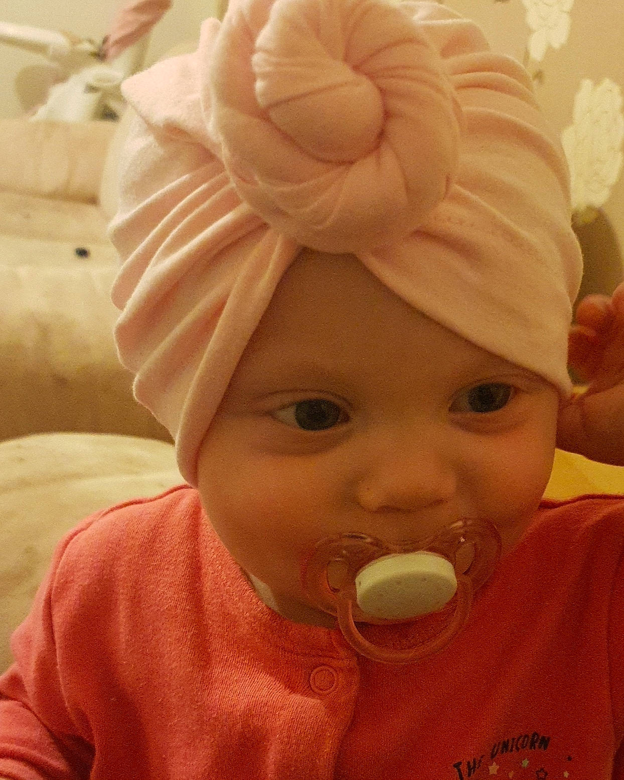 Elsie Evelynn joined the competition — help win amazing prizes! cheek, child, ear, face, forehead, hair_accessory, head, headband, headgear, infant, joy, lip, nose, person, product, skin, toddler