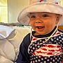 Grayson joined the competition — help win amazing prizes! baby, child, smiling, hat, indoor, bed, clothing, pattern, stars, fish, shark, happy, face, portrait, infant, cute, apparel, headwear, closeup, person