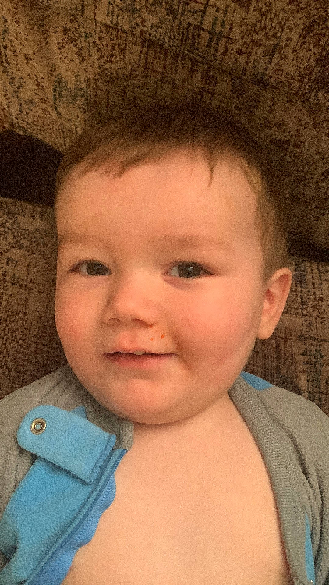 Johnathan is registered to the contest to win money with this photo: baby, cheek, chin, ear, eye, eyebrow, eyelash, face, forehead, head, human_body, iris, jaw, joy, lip, mouth, neck, nose, organ, person