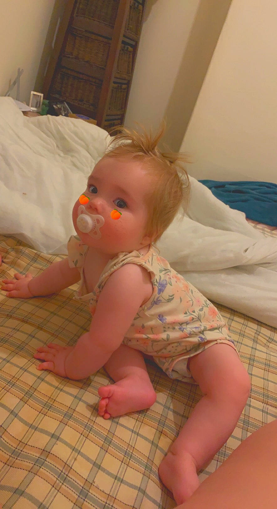 Willow-louise is registered to the contest to win money with this photo: baby, baby_toddler_clothing, cheek, chest, child, comfort, eye, finger, floor, flooring, iris, joint, lip, mouth, person, pink, skin, thigh, toddler, trunk