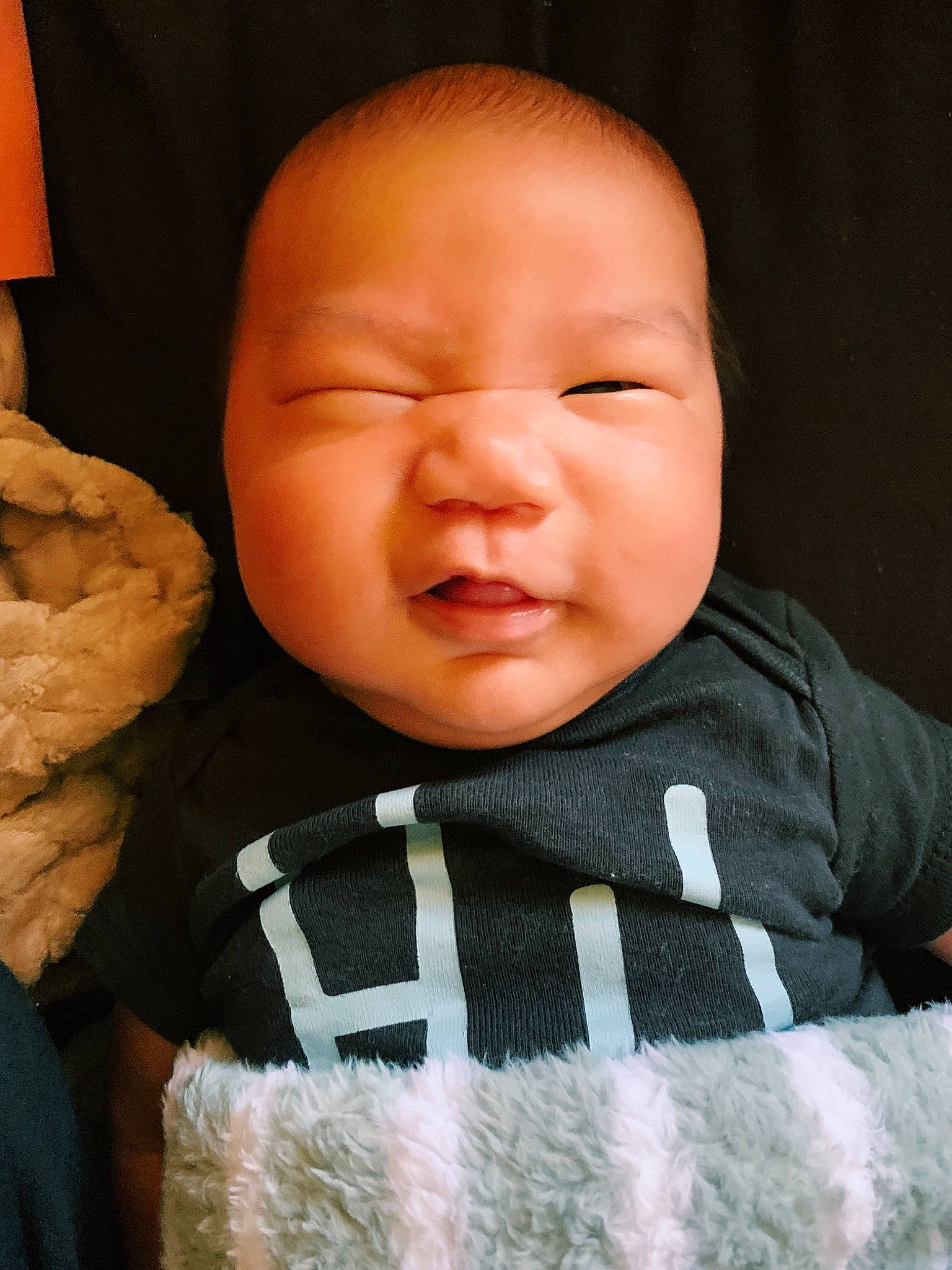 Daelen is registered to the contest to win money with this photo: baby, cheek, child, chin, face, facial_expression, forehead, head, lip, mouth, nose, person, skin, sleep, smile, toddler