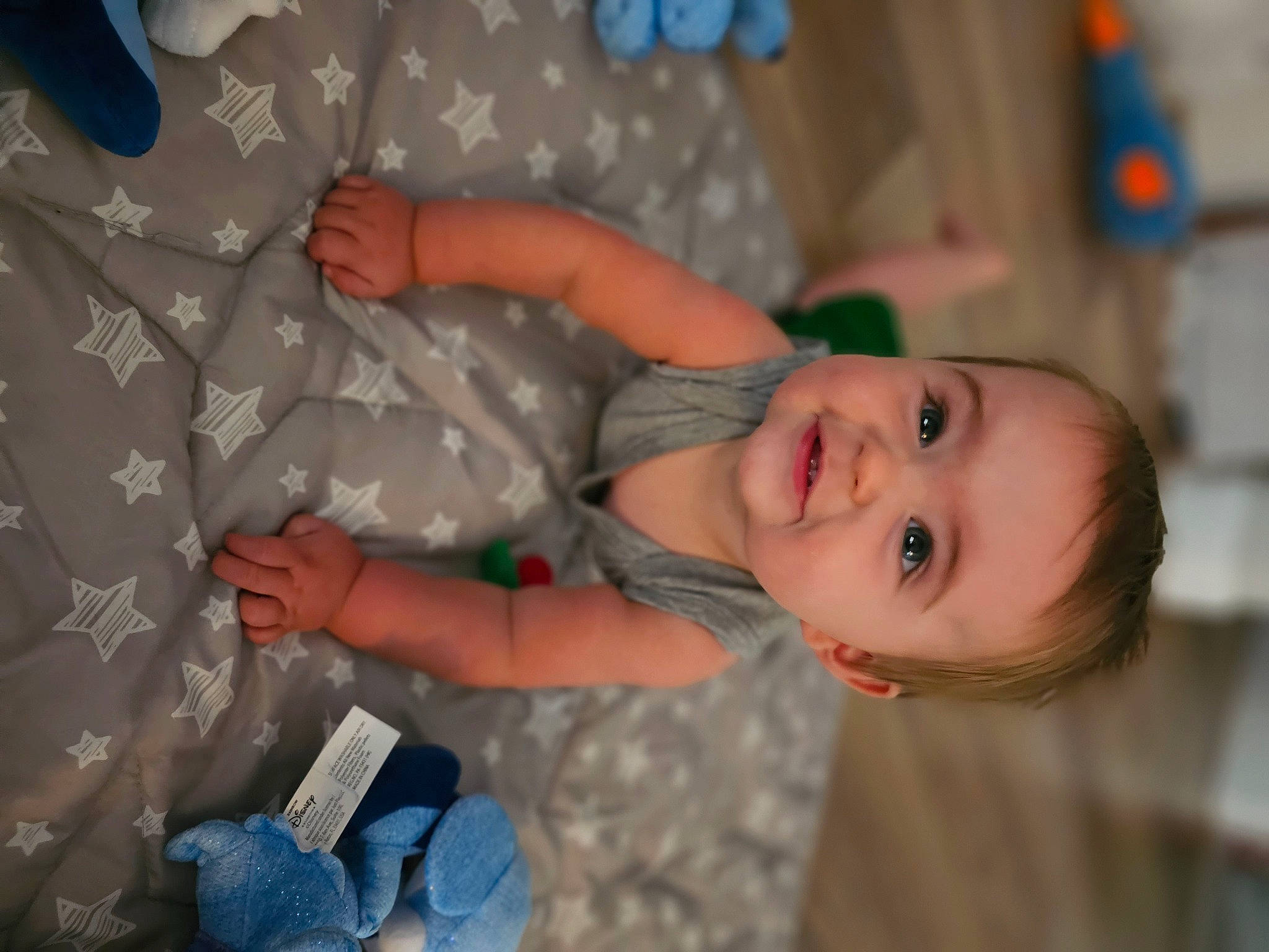 Beckham joined the competition — help win amazing prizes! arm, baby, baby_toddler_clothing, cheek, child, eye, face, finger, fun, gesture, hand, happy, human_body, iris, joy, mouth, pattern, person, skin, smile