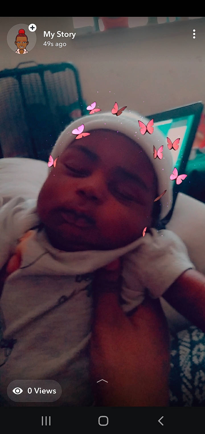 Denise is registered to the contest to win money with this photo: baby, cheek, chin, ear, eye, eyebrow, face, finger, forehead, hairstyle, happy, headwear, iris, light, lip, mouth, muscle, neck, nose, person