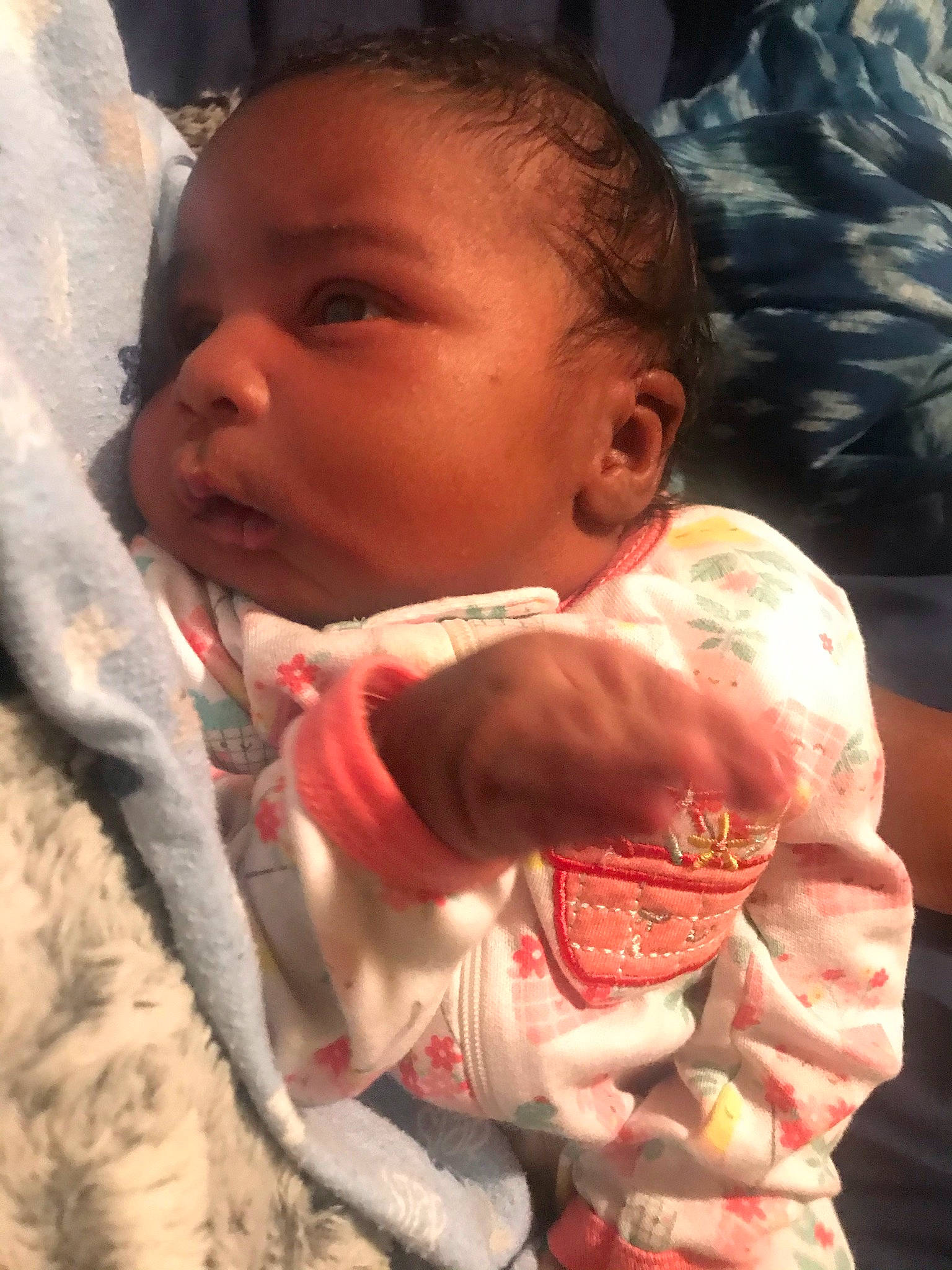 Denise joined the competition — help win amazing prizes! baby, baby_products, baby_toddler_clothing, bedtime, cheek, child, comfort, ear, finger, hand, happy, human_body, lip, mouth, neck, nose, person, skin, sleeve, toddler