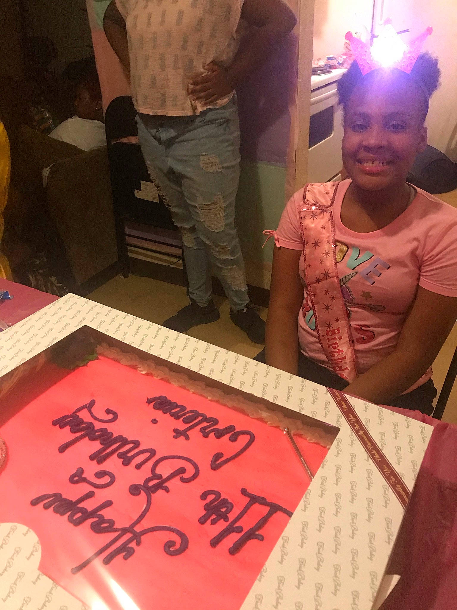 Corteria is registered to the contest to win money with this photo: art, black, carmine, child, event, flooring, font, fun, handwriting, happy, jewellery, joy, magenta, pattern, person, pink, room, smile, snapshot, sweetness