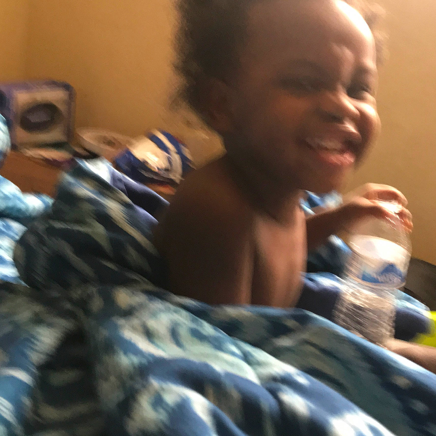 Charles joined the competition — help win amazing prizes! audio_equipment, baby, child, comfort, ear, event, fun, happy, joy, laugh, mammal, person, room, sitting, smile, t_shirt, thumb, toddler, vacation