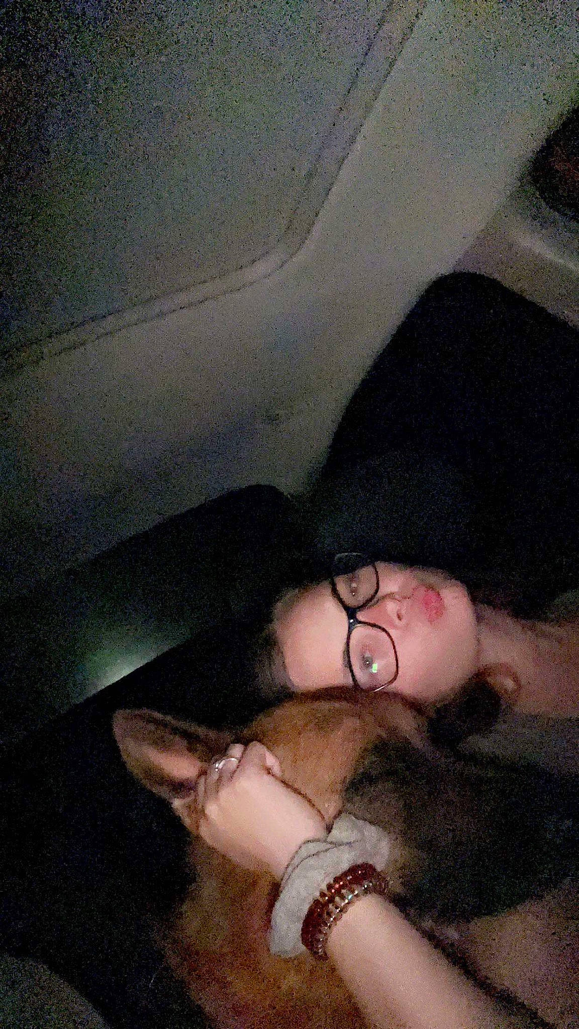 Rambo is registered to the contest to win money with this photo: arm, black_hair, elbow, eyebrow, eyelash, eyewear, finger, gesture, glasses, hand, jaw, joint, leg, lip, mouth, neck, shoulder, thigh, thumb, vision_care