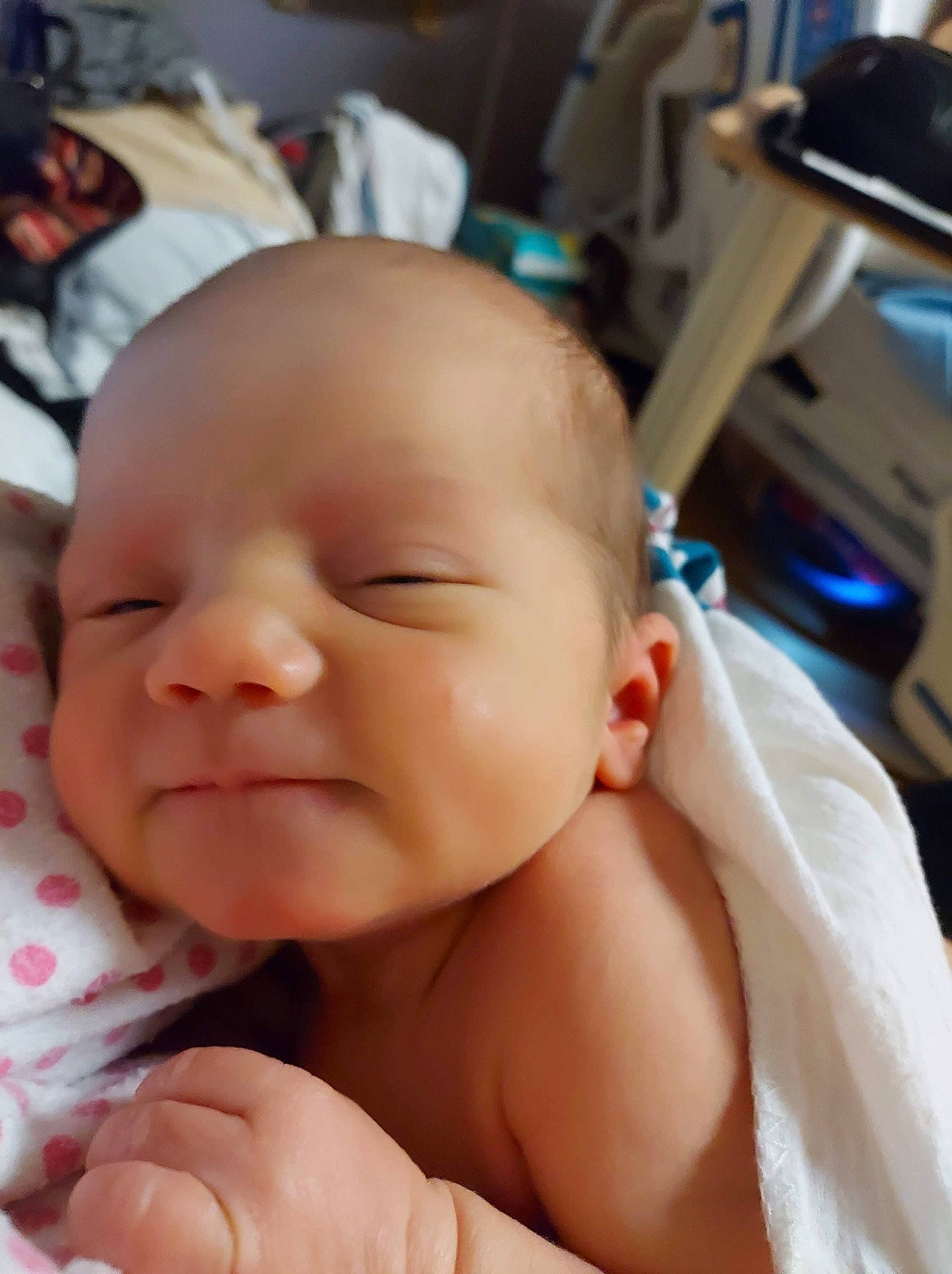 Mazzy is registered to the contest to win money with this photo: baby, cheek, chin, ear, eyebrow, eyelash, finger, hand, happy, head, iris, lip, mammal, mouth, nail, nose, person, skin, smile, thumb