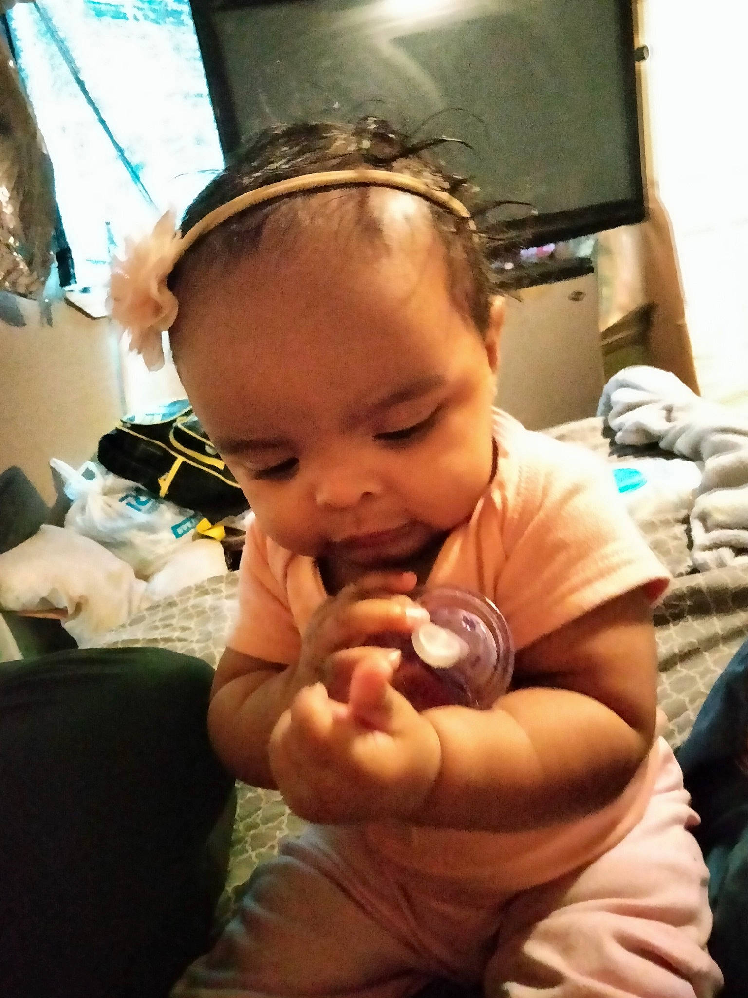 Alicia joined the competition — help win amazing prizes! baby, baby_toddler_clothing, cheek, child, ear, eyelash, finger, fun, gesture, happy, iris, lip, mouth, nail, neck, nose, person, skin, television, thumb