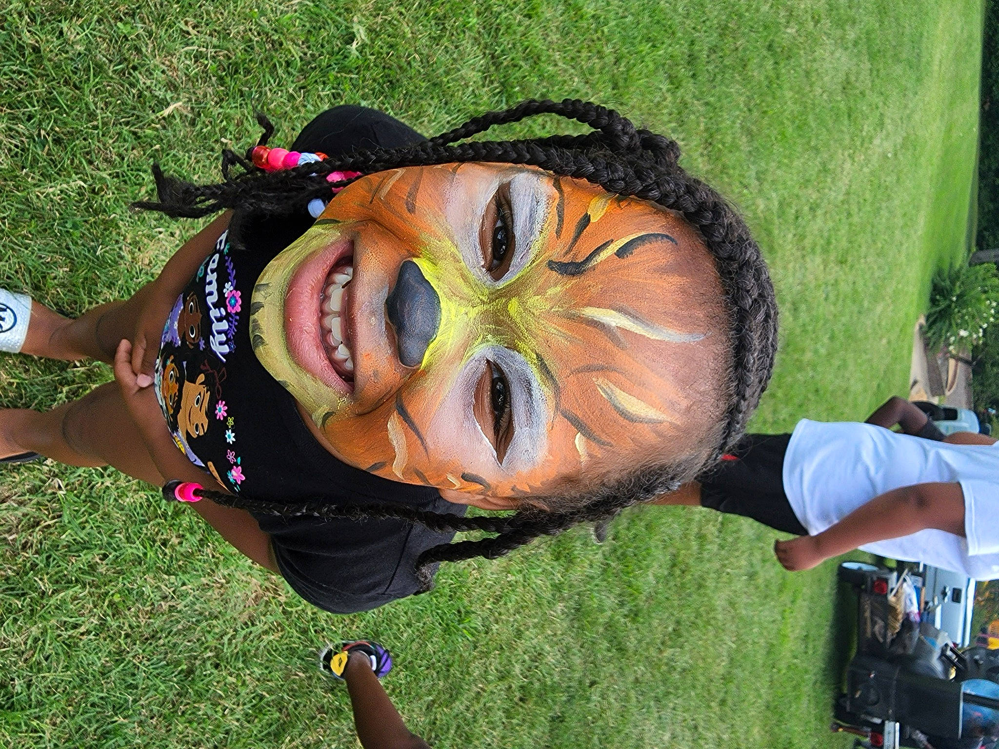 Kynzlee joined the competition — help win amazing prizes! art, eyewear, fun, grass, happy, joy, lawn, lawn_ornament, leisure, people_in_nature, person, personal_protective_equipment, plant, recreation, smile, sunglasses, tree