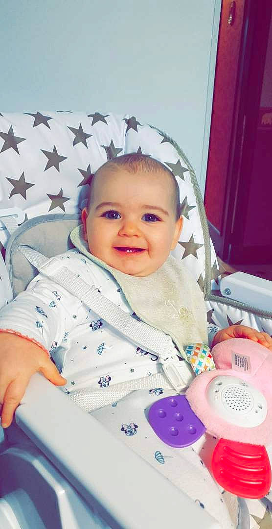 Talya participe au concours pour gagner de l'argent avec cette photo : baby, baby_products, birth, cheek, child, joy, person, product, skin, smile, toddler