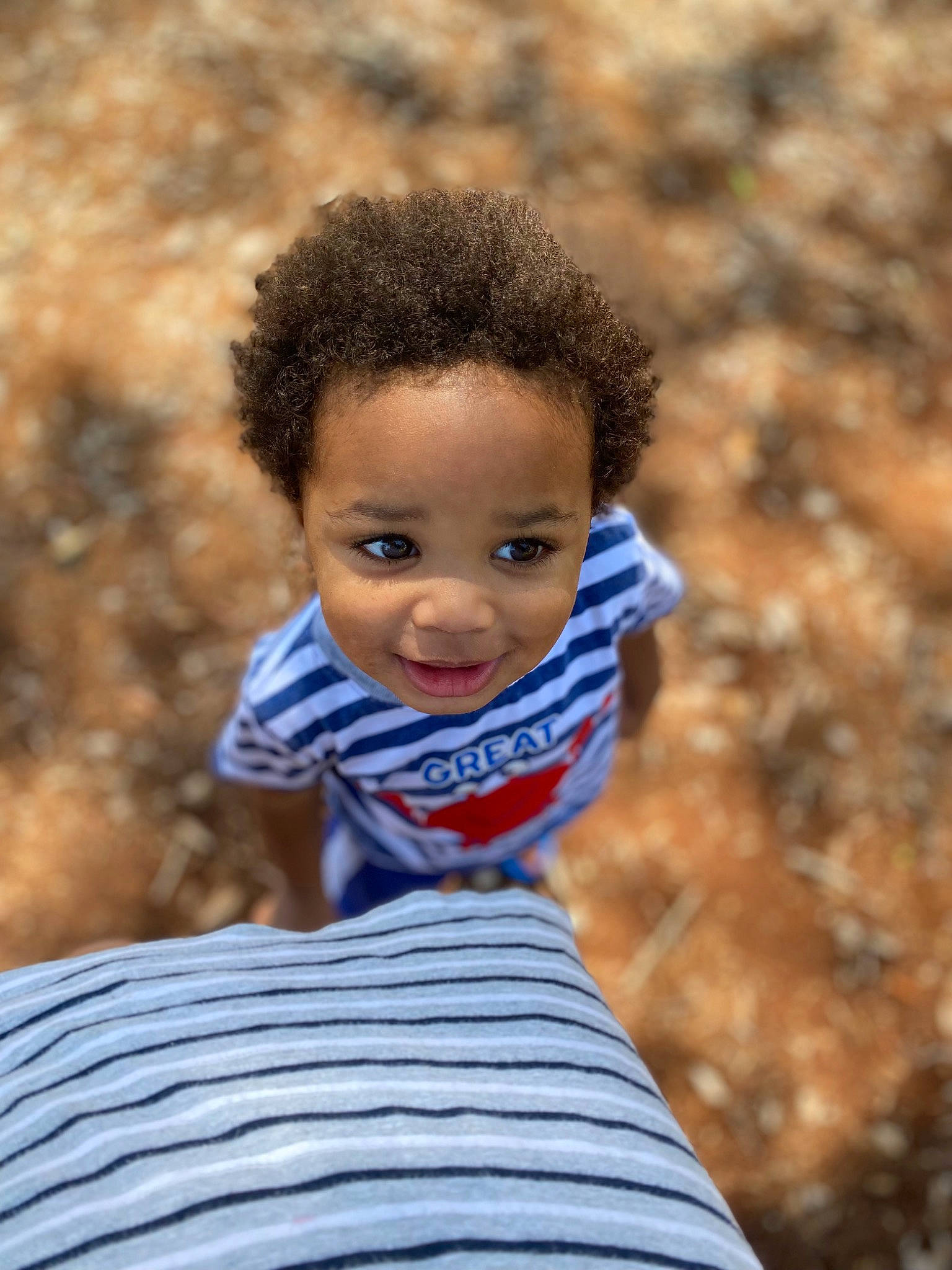 Amir joined the competition — help win amazing prizes! baby, child, dress, electric_blue, face, flash_photography, fun, grass, happy, iris, leisure, people_in_nature, person, plant, sitting, soil, t_shirt, toddler, tree, winter