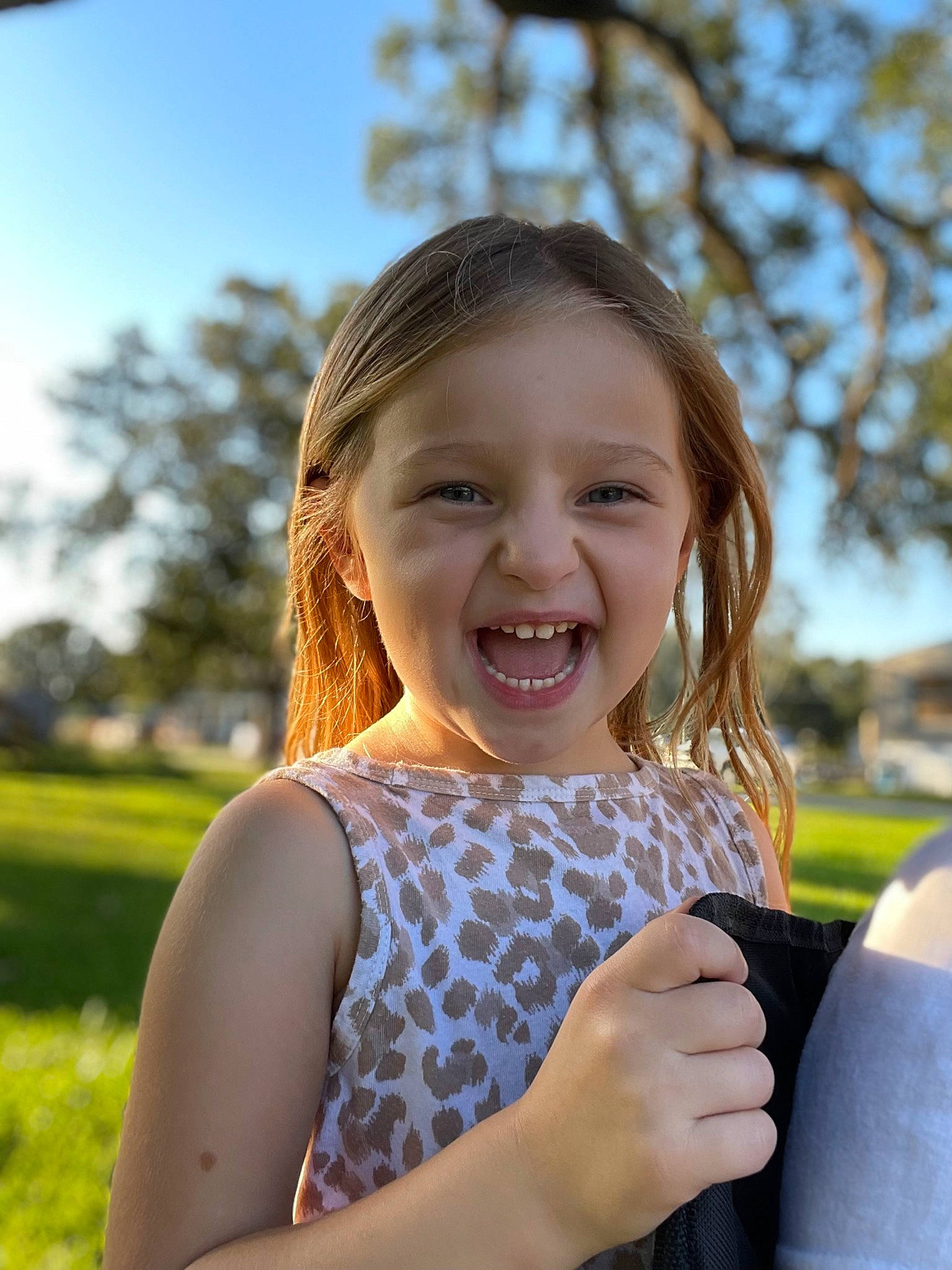 Embrie joined the competition — help win amazing prizes! daytime, eye, facial_expression, flash_photography, gesture, grass, hairstyle, happy, iris, leisure, lip, people_in_nature, person, plant, shoulder, skin, sky, smile, summer, sunlight