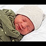 newborn, baby, sleeping, hat, blanket, infant, child, peaceful, cute, cozy, soft, face, wrapped, turtle_prints, resting, portrait, young, comfort, white_background, clothing