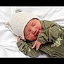 Sawyer joined the competition — help win amazing prizes! newborn, baby, sleeping, hat, bear_ears, olive_green, turtle_print, onesie, infant, cute, cozy, soft_bedding, peaceful, resting, portrait, child, closeup, indoors, sleep, adorable