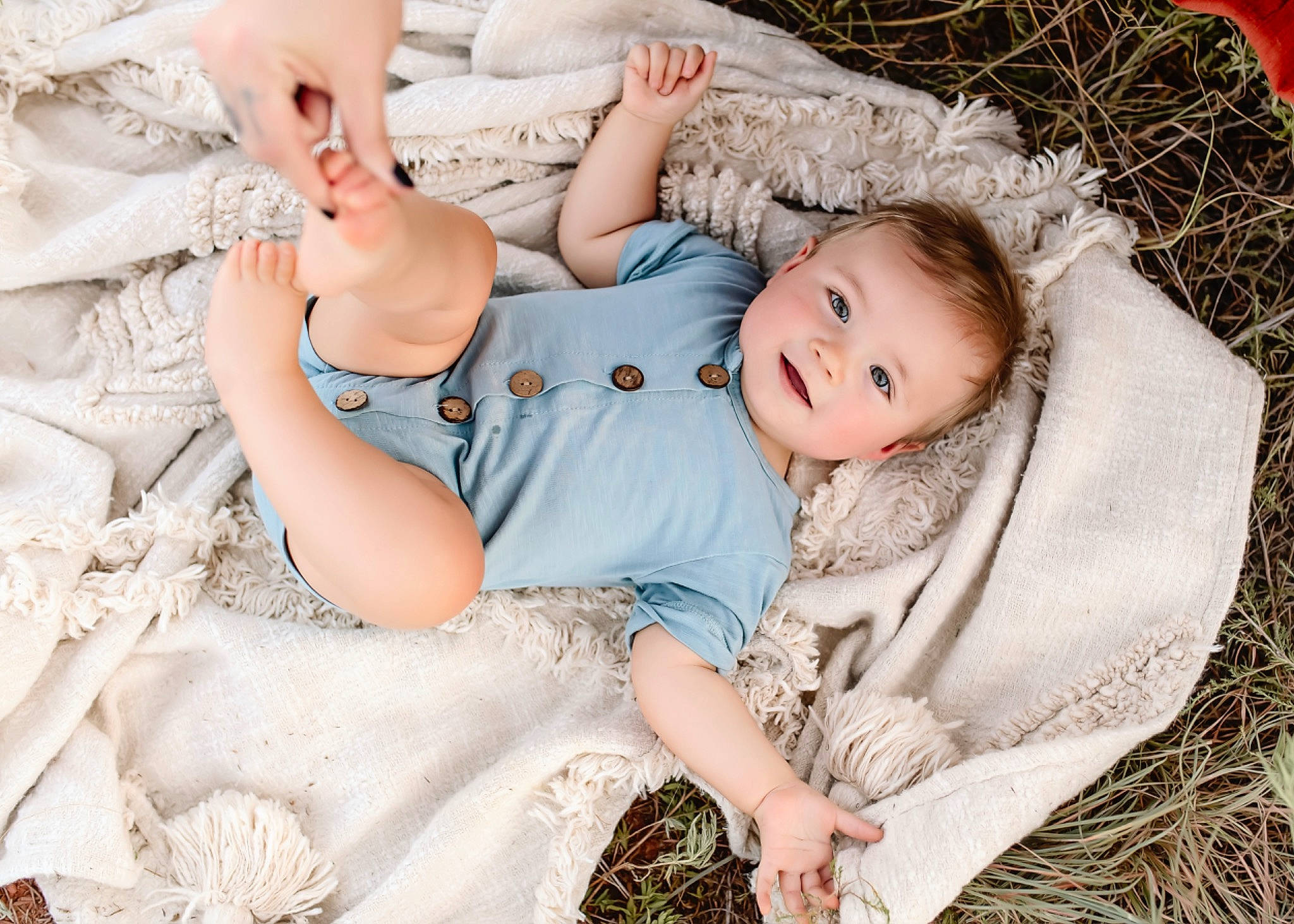 Kayden joined the competition — help win amazing prizes! baby, baby_toddler_clothing, child, comfort, fashion_accessory, flash_photography, fur, grass, happy, hat, jewellery, joy, linens, pattern, people_in_nature, person, photo_shoot, portrait_photography, sitting, skin
