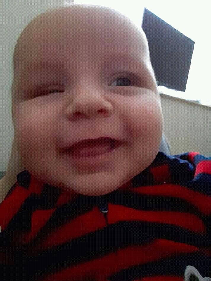 Oaklan is registered to the contest to win money with this photo: baby, baby_making_funny_faces, cheek, child, chin, cool, eye, eyebrow, face, facial_expression, forehead, head, laugh, lip, mouth, nose, person, skin, smile, toddler