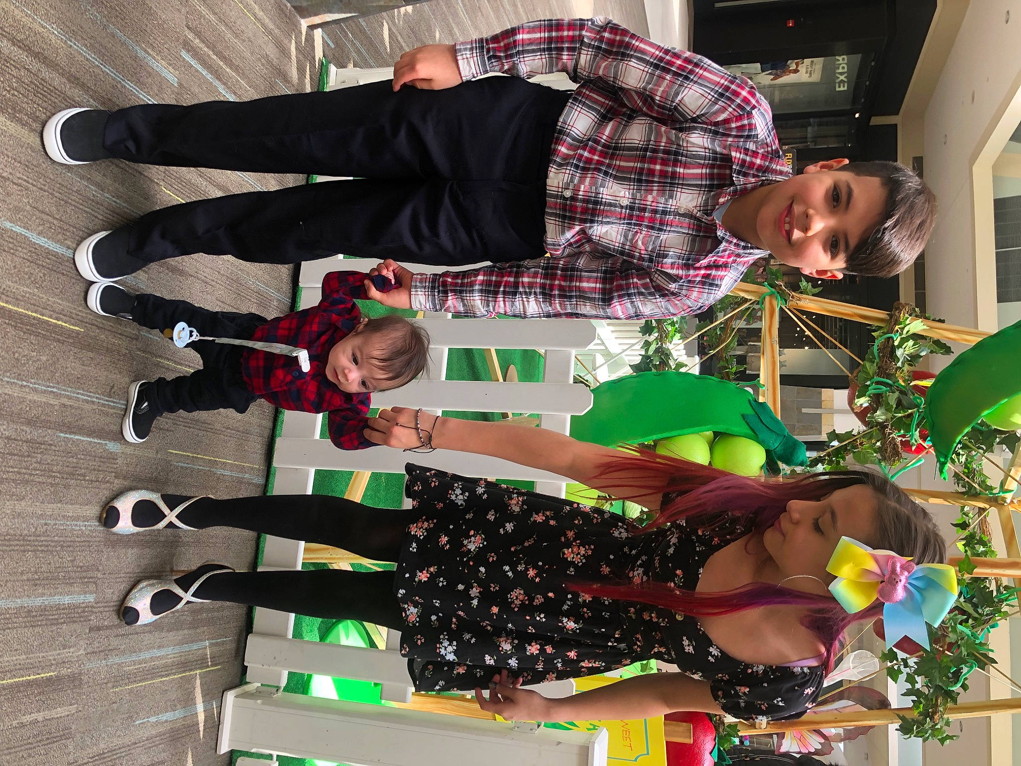 Sebastian joined the competition — help win amazing prizes! child, event, fun, green, happy, holiday, joy, leisure, pattern, person, plaid, product, room, smile, tartan, toy, tree